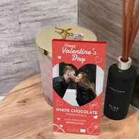 Personalizuotas "Valentino dienos dizainas 2" šokoladas su jūsų nuotrauka TeeInBlue