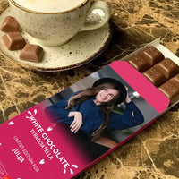 Personalizuotas "Valentino dienos dizainas" šokoladas su jūsų nuotrauka  Šokoladas -  dovanokis.lt