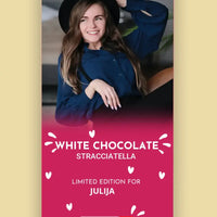 Personalizuotas "Valentino dienos dizainas" šokoladas su jūsų nuotrauka  Šokoladas -  dovanokis.lt