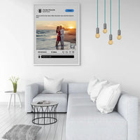 Personalizuotas "Twitter" dizaino įrėmintas plakatas su jūsų nuotrauka ir tekstu  Posteris(Plakatas) -  dovanokis.lt