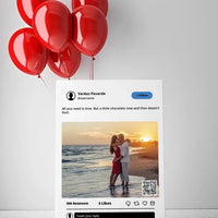 Personalizuotas "Twitter" dizaino kūrinys ant drobės su jūsų nuotrauka ir tekstu  Drobe -  dovanokis.lt