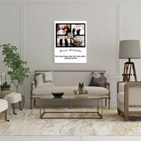 Personalizuotas "Forever Friendship" dizaino kūrinys ant drobės su jūsų nuotraukomis ir tekstu  Drobe -  dovanokis.lt