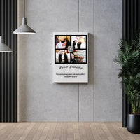 Personalizuotas "Forever Friendship" dizaino kūrinys ant drobės su jūsų nuotraukomis ir tekstu  Drobe -  dovanokis.lt