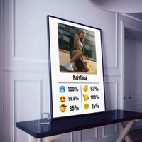 Personalizuotas "Emojis" dizaino įrėmintas plakatas su jūsų nuotrauka ir vardu  Posteris(Plakatas) -  dovanokis.lt