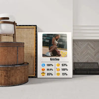 Personalizuotas "Emojis" kūrinys ant drobės su jūsų nuotrauka ir vardu  Drobe -  dovanokis.lt