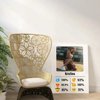 Personalizuotas "Emojis" kūrinys ant drobės su jūsų nuotrauka ir vardu  Drobe -  dovanokis.lt