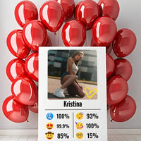 Personalizuotas "Emojis" kūrinys ant drobės su jūsų nuotrauka ir vardu  Drobe -  dovanokis.lt