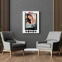 Personalizuotas "Tinder" dizaino kūrinys ant drobės su jūsų nuotrauka ir tekstu  Drobe -  dovanokis.lt