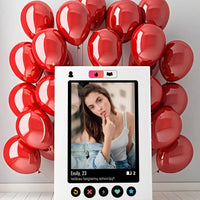 Personalizuotas "Tinder" dizaino kūrinys ant drobės su jūsų nuotrauka ir tekstu  Drobe -  dovanokis.lt