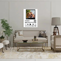 Personalizuotas "So Player + Instagram" muzikos grotuvas su jūsų nuotrauka ir daina ant drobės  Drobe -  dovanokis.lt