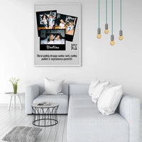 Personalizuotas "Besties" dizaino įrėmintas plakatas su jūsų nuotrauka ir tekstu  Posteris(Plakatas) -  dovanokis.lt