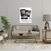 Personalizuotas "Besties" kūrinys ant drobės su jūsų nuotrauka ir tekstu  Drobe -  dovanokis.lt