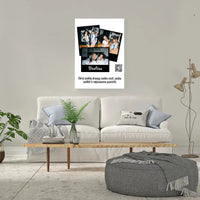 Personalizuotas "Besties" kūrinys ant drobės su jūsų nuotrauka ir tekstu  Drobe -  dovanokis.lt