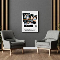 Personalizuotas "Besties" kūrinys ant drobės su jūsų nuotrauka ir tekstu  Drobe -  dovanokis.lt