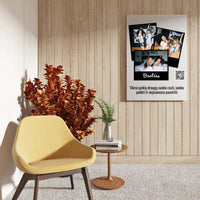 Personalizuotas "Besties" kūrinys ant drobės su jūsų nuotrauka ir tekstu  Drobe -  dovanokis.lt