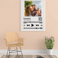 Personalizuotas "So Player" muzikos grotuvo įrėmintas plakatas su jūsų nuotrauka ir daina  Posteris(Plakatas) -  dovanokis.lt