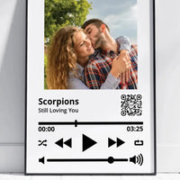 Personalizuotas "So Player" muzikos grotuvo įrėmintas plakatas su jūsų nuotrauka ir daina  Posteris(Plakatas) -  dovanokis.lt