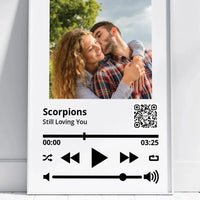 Personalizuotas "So Player" muzikos grotuvo įrėmintas plakatas su jūsų nuotrauka ir daina  Posteris(Plakatas) -  dovanokis.lt