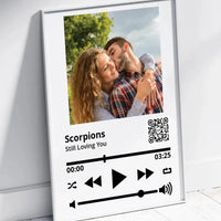 Personalizuotas "So Player" muzikos grotuvo įrėmintas plakatas su jūsų nuotrauka ir daina  Posteris(Plakatas) -  dovanokis.lt