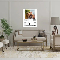 Personalizuotas "So Player" muzikos grotuvas su jūsų nuotrauka ir daina ant drobės  Drobe -  dovanokis.lt