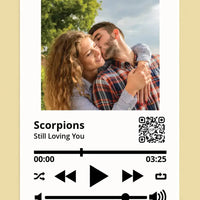 Personalizuotas "So Player" muzikos grotuvas su jūsų nuotrauka ir daina ant drobės  Drobe -  dovanokis.lt