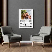 Personalizuotas "So Player" muzikos grotuvas su jūsų nuotrauka ir daina ant drobės  Drobe -  dovanokis.lt