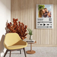 Personalizuotas "So Player" muzikos grotuvas su jūsų nuotrauka ir daina ant drobės  Drobe -  dovanokis.lt