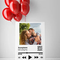 Personalizuotas "So Player" muzikos grotuvas su jūsų nuotrauka ir daina ant drobės  Drobe -  dovanokis.lt