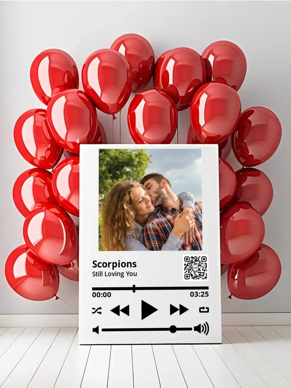 Personalizuotas "So Player" muzikos grotuvas su jūsų nuotrauka ir daina ant drobės  Drobe -  dovanokis.lt