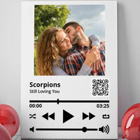 Personalizuotas "So Player" muzikos grotuvas su jūsų nuotrauka ir daina ant drobės  Drobe -  dovanokis.lt