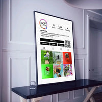 Personalizuotas "Instagram Profilis" dizaino įrėmintas plakatas su jūsų nuotraukamis ir tekstu  Posteris(Plakatas) -  dovanokis.lt