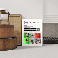 Personalizuotas "Instagram Profilio" dizaino kūrinys ant drobės su jūsų nuotraukomis  Drobe -  dovanokis.lt