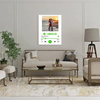 Personalizuotas Spotify muzikos grotuvas ant drobės su jūsų nuotrauka, daina ir spotify kodu  Drobe -  dovanokis.lt