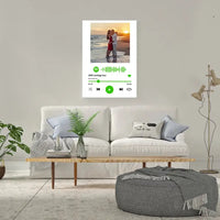 Personalizuotas Spotify muzikos grotuvas ant drobės su jūsų nuotrauka, daina ir spotify kodu  Drobe -  dovanokis.lt