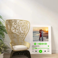 Personalizuotas Spotify muzikos grotuvas ant drobės su jūsų nuotrauka, daina ir spotify kodu  Drobe -  dovanokis.lt