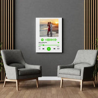 Personalizuotas Spotify muzikos grotuvas ant drobės su jūsų nuotrauka, daina ir spotify kodu  Drobe -  dovanokis.lt