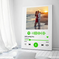 Personalizuotas Spotify muzikos grotuvas ant drobės su jūsų nuotrauka, daina ir spotify kodu  Drobe -  dovanokis.lt