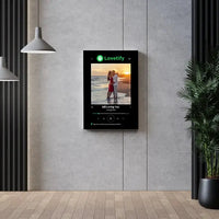 Personalizuotas Lovetify muzikos grotuvas ant drobės su jūsų nuotrauka ir daina  Drobe -  dovanokis.lt