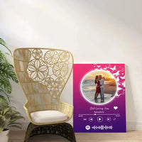 Personalizuotas Spotify muzikos grotuvas ant drobės su jūsų nuotrauka, daina ir spotify kodu  Drobe -  dovanokis.lt