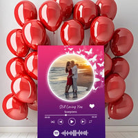 Personalizuotas Spotify muzikos grotuvas ant drobės su jūsų nuotrauka, daina ir spotify kodu  Drobe -  dovanokis.lt