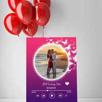 Personalizuotas Spotify muzikos grotuvas ant drobės su jūsų nuotrauka, daina ir spotify kodu  Drobe -  dovanokis.lt