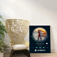 Personalizuotas Spotify muzikos grotuvas ant drobės su jūsų nuotrauka, daina ir spotify kodu  Drobe -  dovanokis.lt