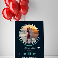 Personalizuotas Spotify muzikos grotuvas ant drobės su jūsų nuotrauka, daina ir spotify kodu  Drobe -  dovanokis.lt