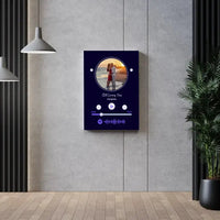 Personalizuotas Spotify muzikos grotuvas ant drobės su jūsų nuotrauka, daina ir spotify kodu  Drobe -  dovanokis.lt