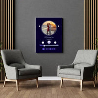 Personalizuotas Spotify muzikos grotuvas ant drobės su jūsų nuotrauka, daina ir spotify kodu  Drobe -  dovanokis.lt