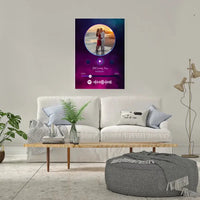 Personalizuotas Spotify muzikos grotuvas ant drobės su jūsų nuotrauka, daina ir spotify kodu  Drobe -  dovanokis.lt