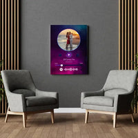 Personalizuotas Spotify muzikos grotuvas ant drobės su jūsų nuotrauka, daina ir spotify kodu  Drobe -  dovanokis.lt