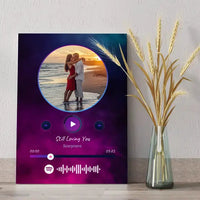 Personalizuotas Spotify muzikos grotuvas ant drobės su jūsų nuotrauka, daina ir spotify kodu  Drobe -  dovanokis.lt