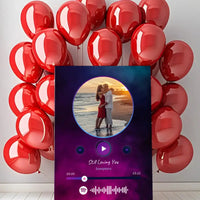 Personalizuotas Spotify muzikos grotuvas ant drobės su jūsų nuotrauka, daina ir spotify kodu  Drobe -  dovanokis.lt