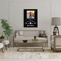 Personalizuotas Spotify muzikos grotuvas ant drobės su jūsų nuotrauka, daina ir spotify kodu  Drobe -  dovanokis.lt